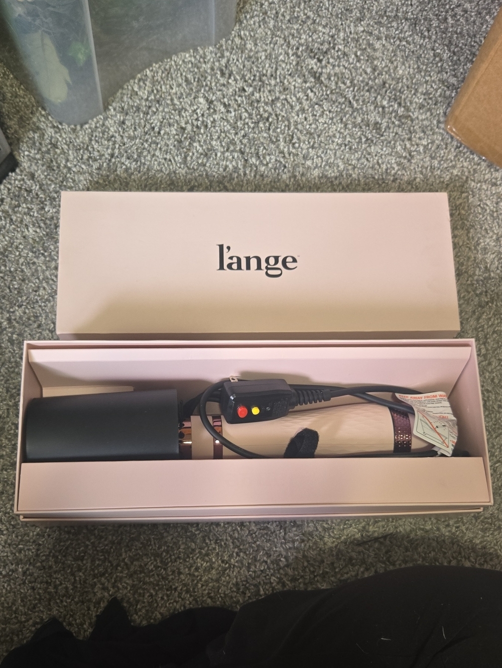 l'ange 2 In 1 Interchangable Brush Dryer in Blush Pink